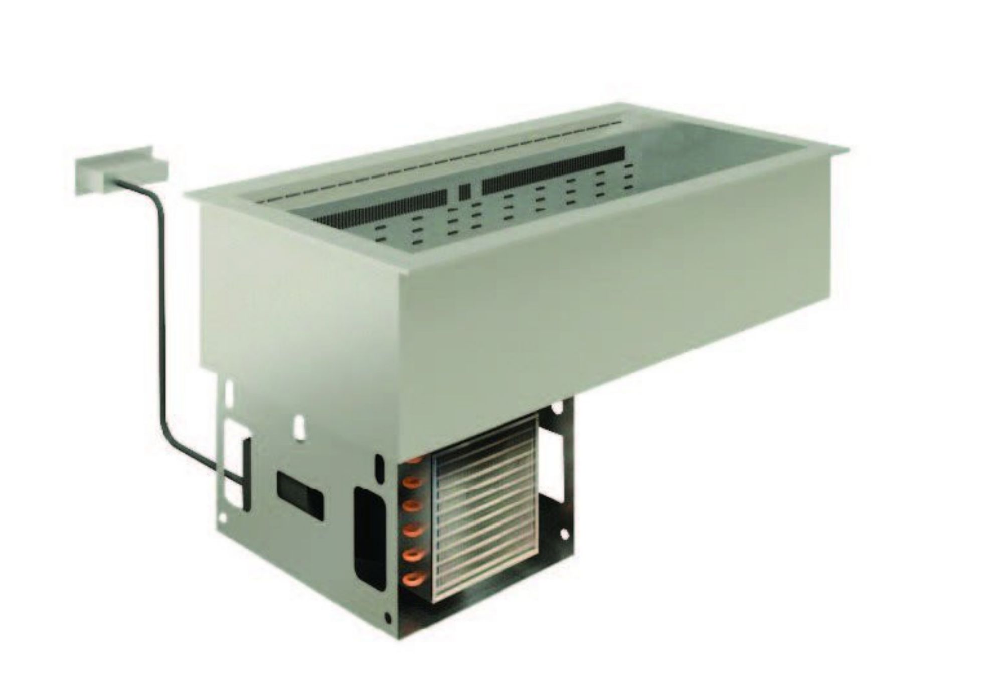 Picture of Emainox Elegance 8046500HC 2 x 1/1gn Drop In Fan assisted refrigerated display with dolewell