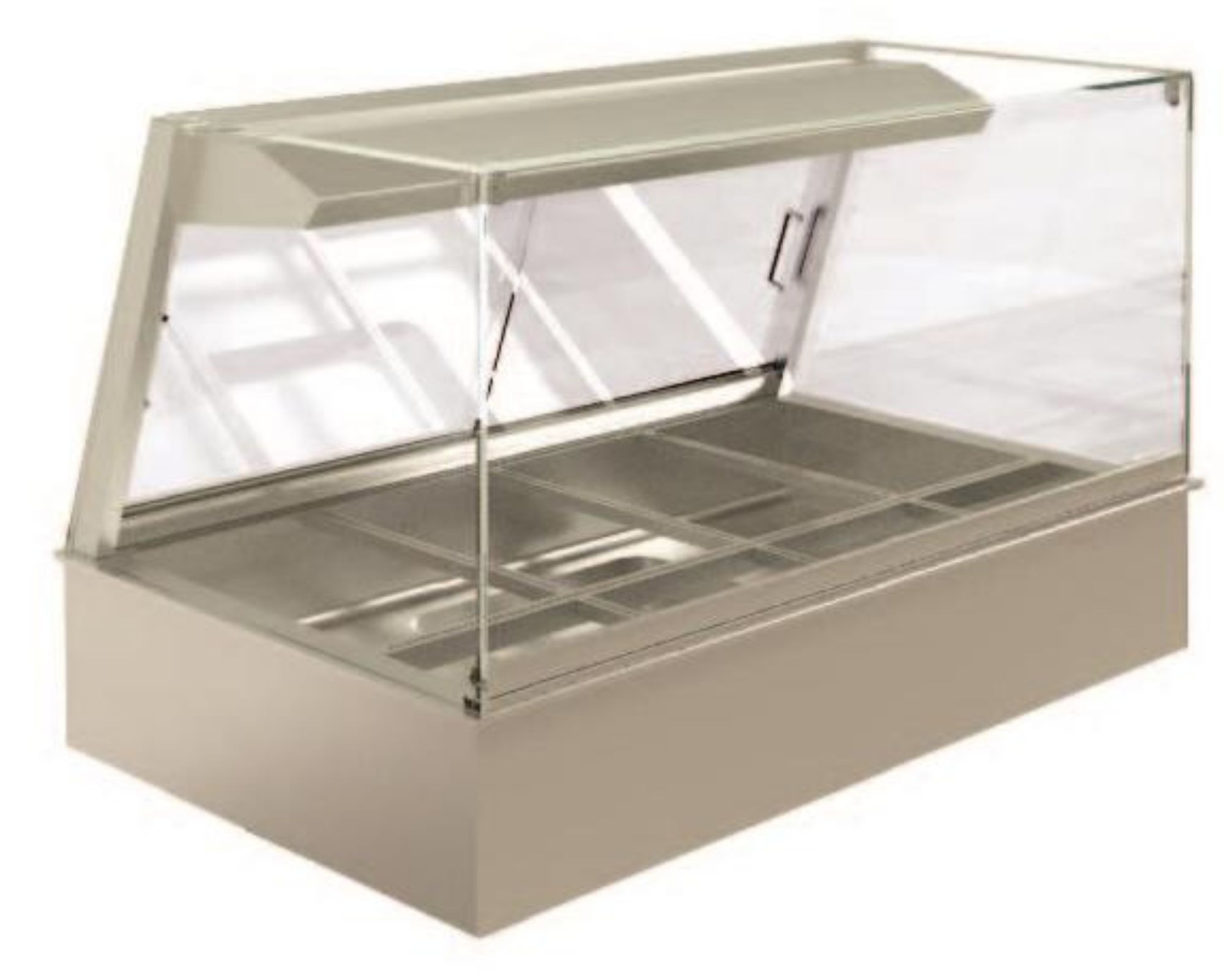 Picture of Emainox Mall 8046301QI - 3 Zone Drop In Heated Serve over display with humidity
