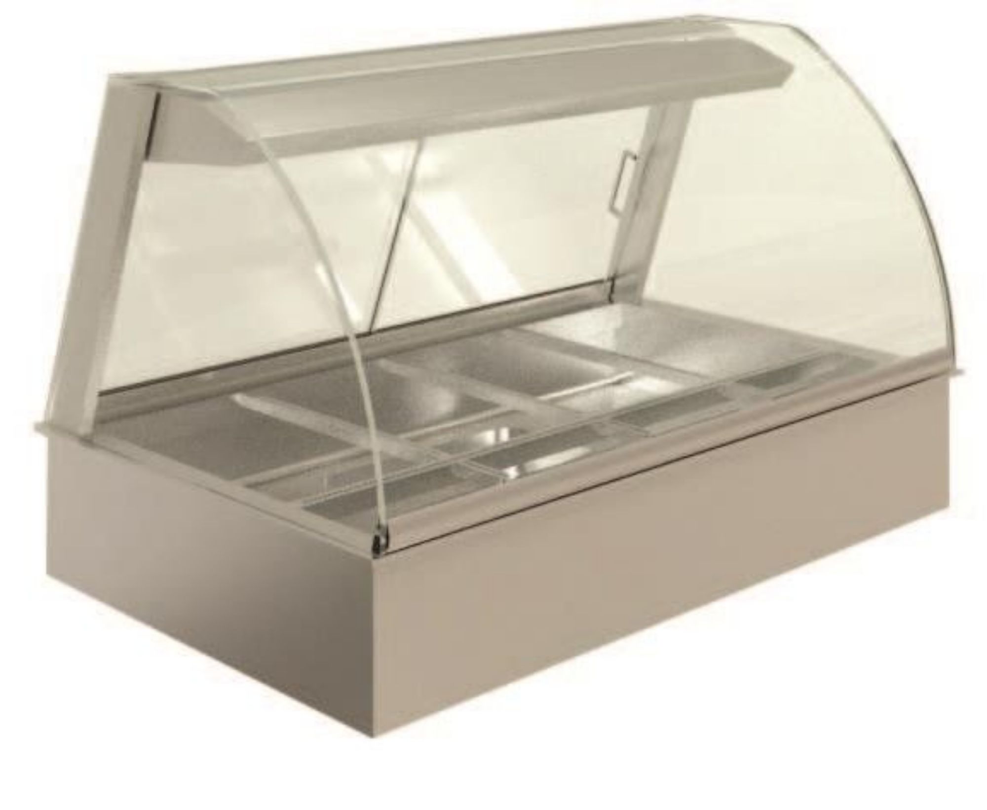 Picture of Emainox Mall 8046301 - 3 Zone Drop In Heated Serve over display with humidity