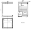 Picture of Combisteel White One-Door Refrigerator - 130 L