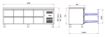 Picture of Combisteel 700 Refrigerated Counter - 8 Drawers, 553 L