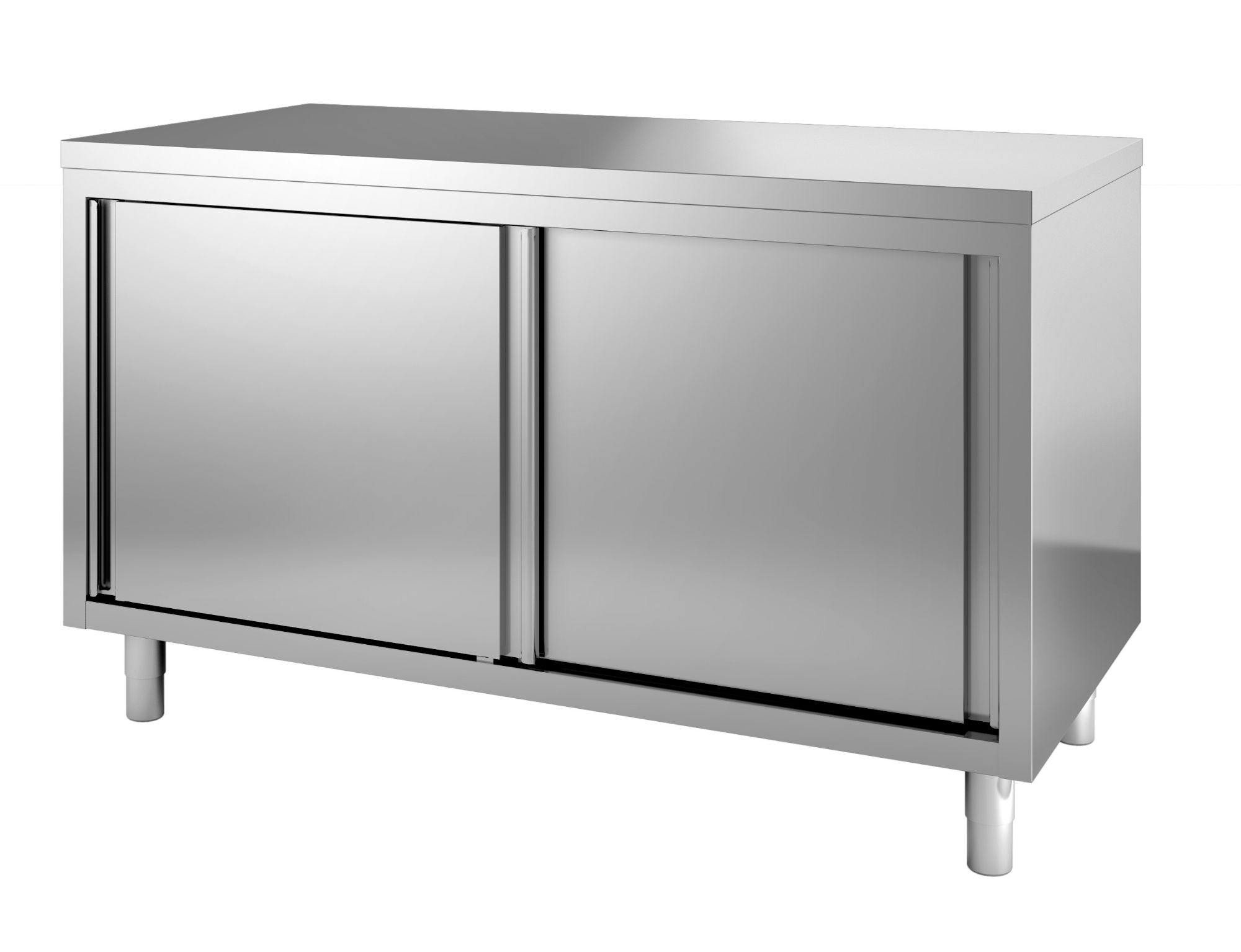 Picture of Combisteel 800 mm Worktable with Sliding Doors - 1200 mm