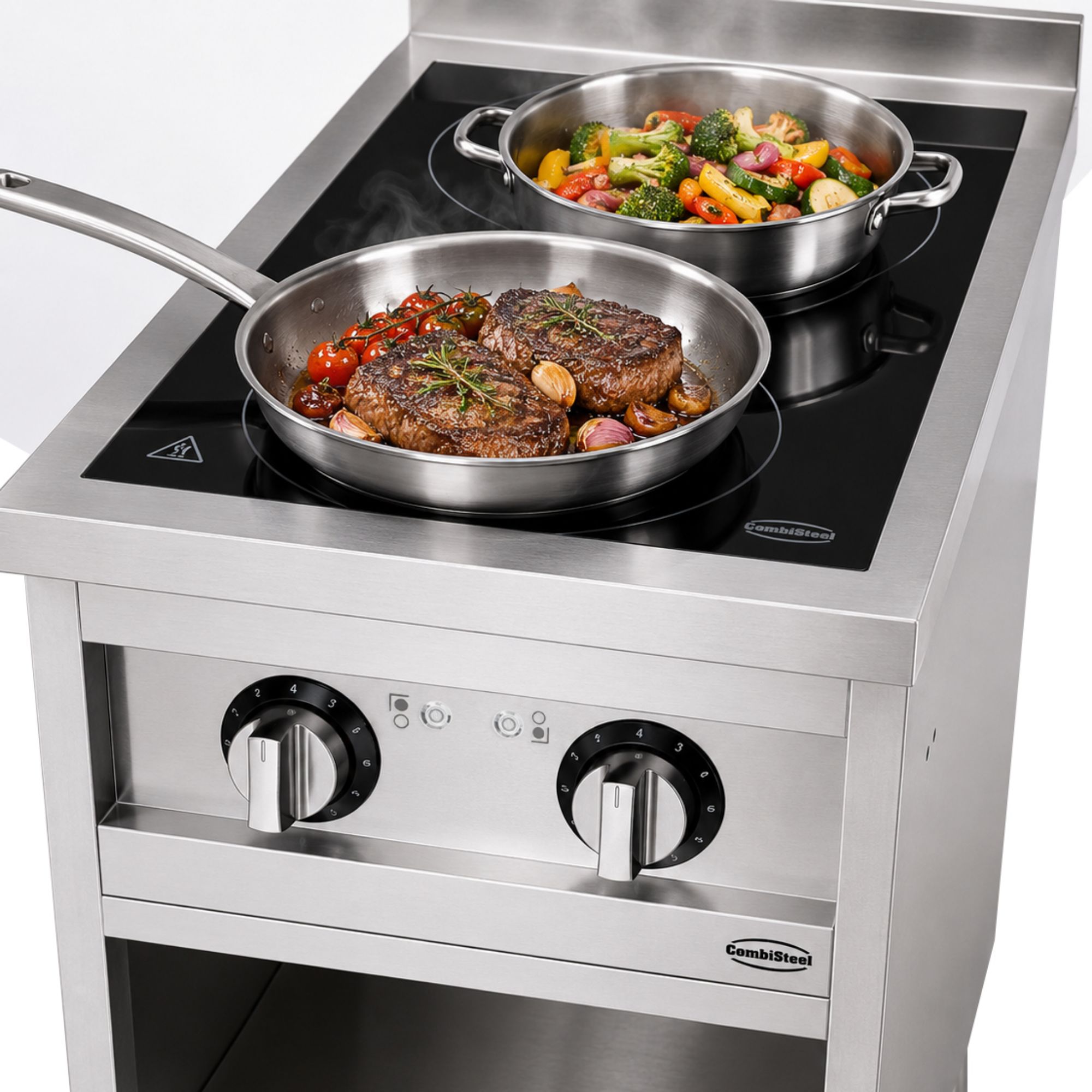Picture of Combisteel Entry 700 Two-Zone Induction Stove - 7 kW