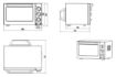 Picture of Combisteel Electric Convection Oven with Rotisserie - 42 L