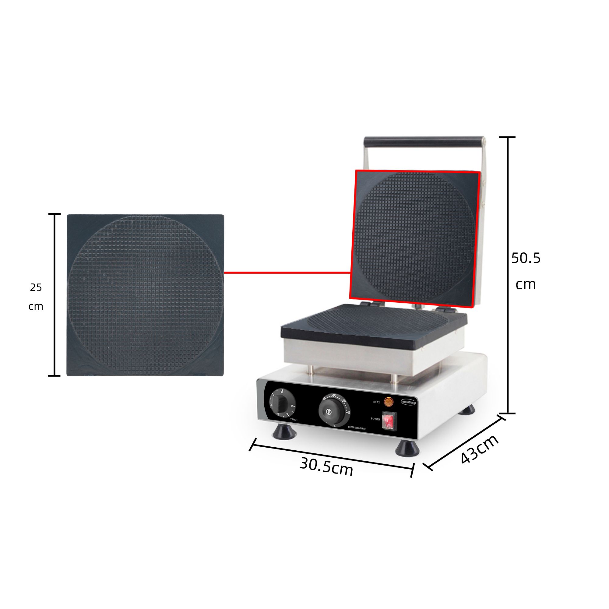Picture of Combisteel Round Syrup Waffle Maker