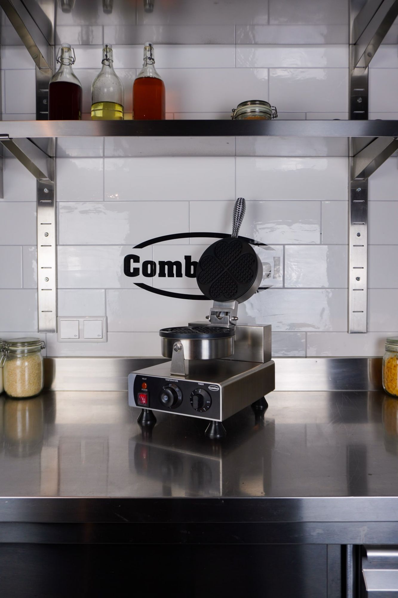 Picture of Combisteel Four-Piece Heart Waffle Iron