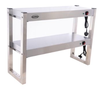 Picture of Combisteel Two-Level Halogen Heated Overshelf - 1.2 kW