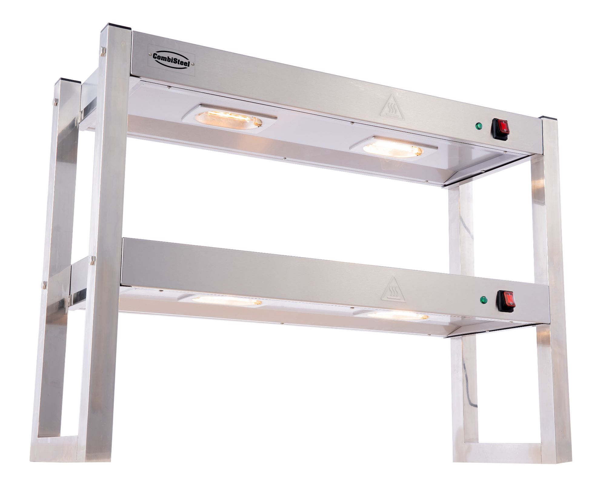 Picture of Combisteel Two-Level Halogen Heated Overshelf - 1.2 kW