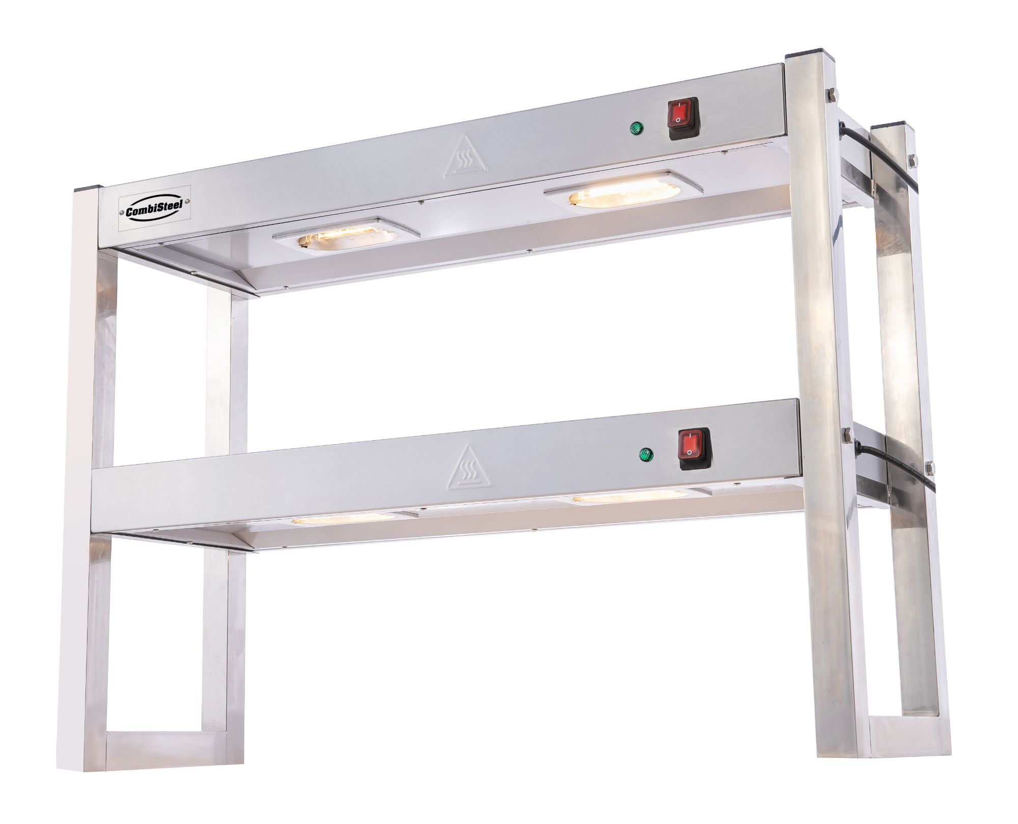 Picture of Combisteel Two-Level Halogen Heated Overshelf - 1.2 kW