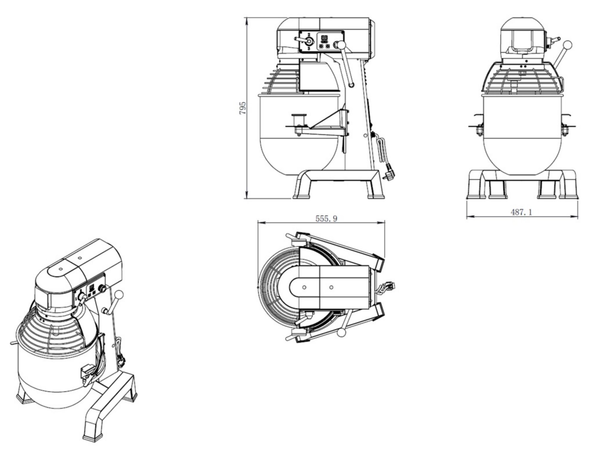 Picture of Combisteel Planetary Mixer - 30 L
