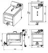 Picture of Combisteel Electric Counter Fryer 1 x 8 L - 3 kW