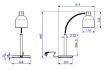 Picture of Combisteel Silver Flexible Heat Lamp - 0.25 kW
