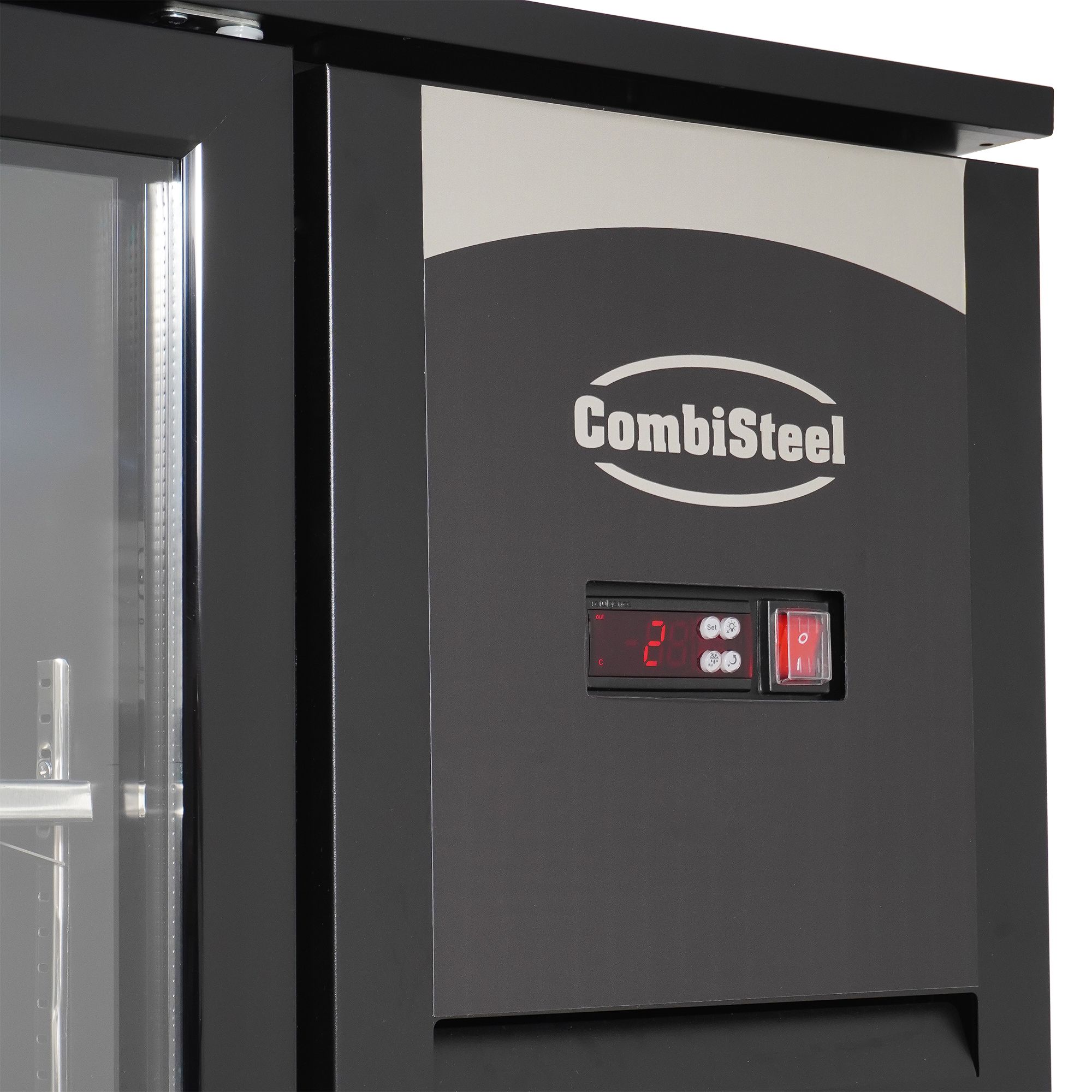 Picture of Combisteel Black 3-Door Backbar Cooler - 470 L