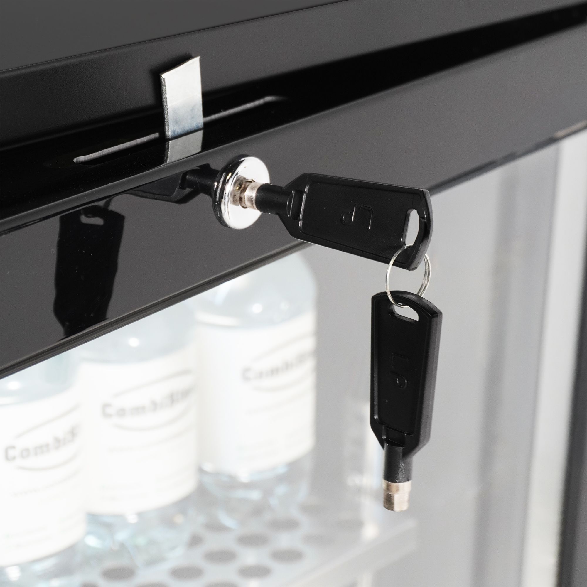 Picture of Combisteel Black 3-Door Backbar Cooler - 470 L