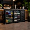 Picture of Combisteel Black 2-Door Backbar Cooler - 305 L