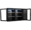Picture of Combisteel Black 2-Door Backbar Cooler - 305 L