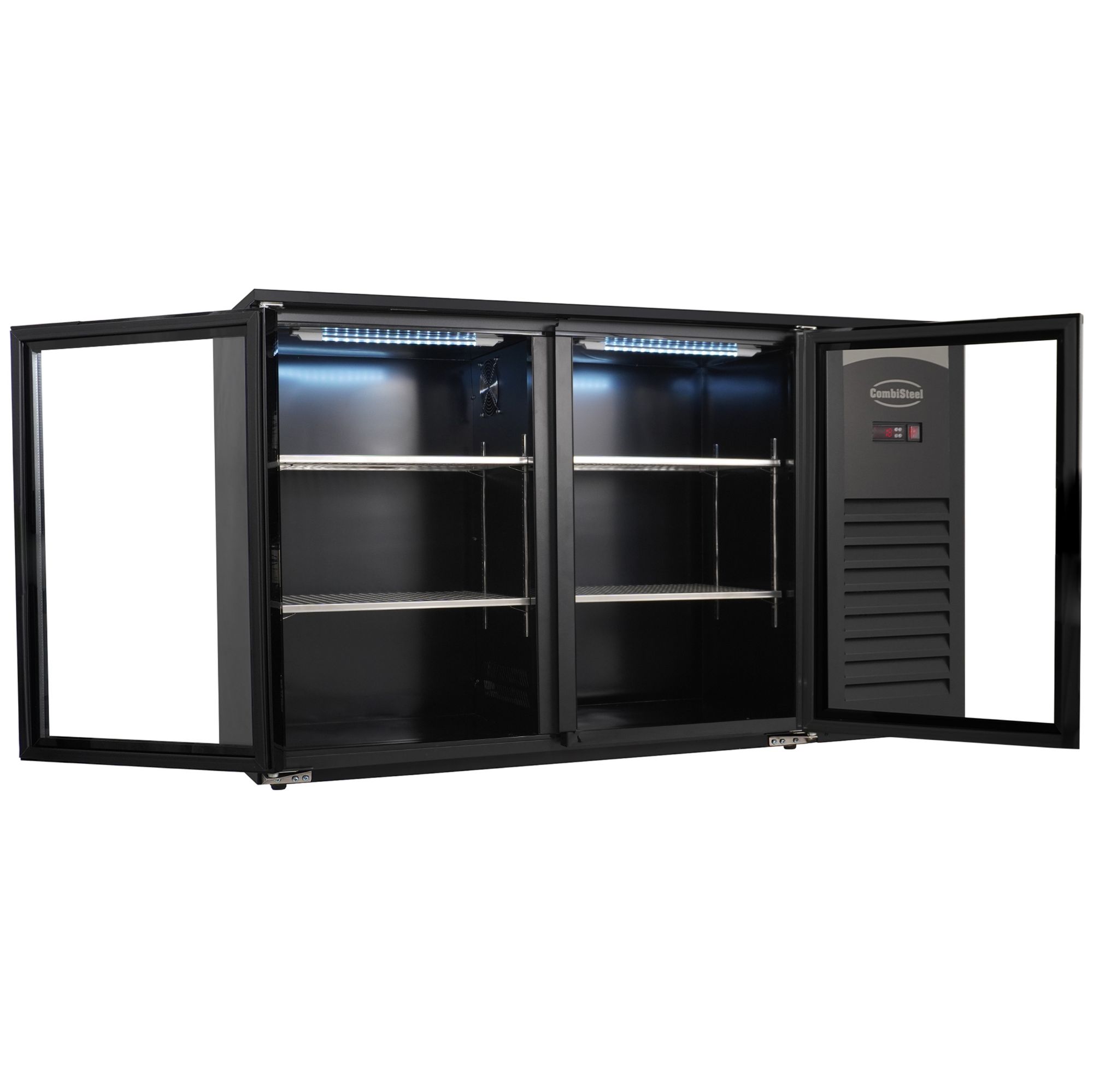 Picture of Combisteel Black 2-Door Backbar Cooler - 305 L