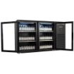 Picture of Combisteel Black 2-Door Backbar Cooler - 305 L