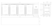Picture of Combisteel Black 4-Door Backbar Cooler - 636 L