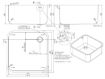 Picture of Combisteel AISI 304 Sink with Overflow - 250 mm Height