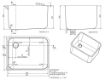 Picture of Combisteel AISI 304 Sink with Overflow - 300 mm Height