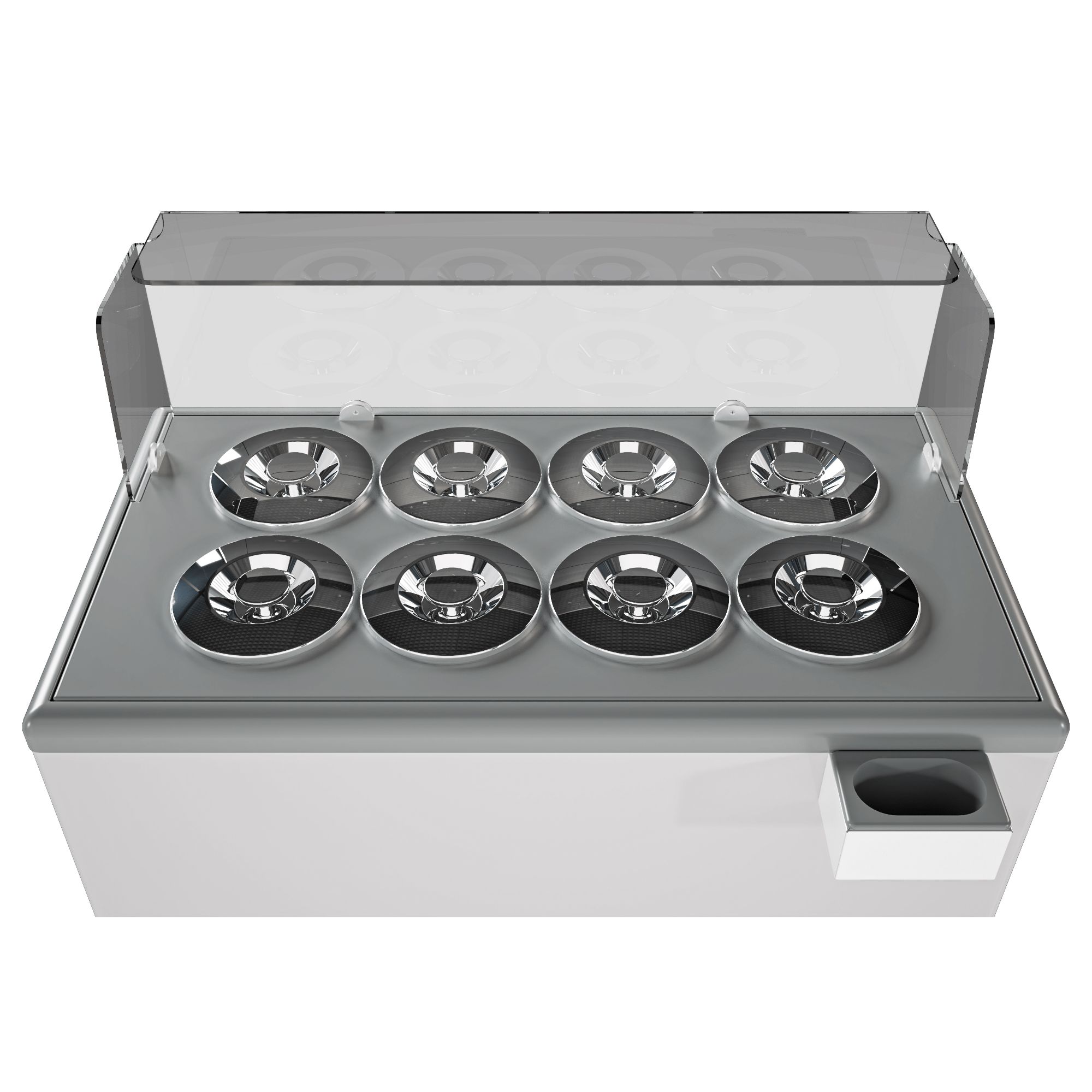 Picture of Combisteel Zanzibar 8 Ice Cream Display - 360 L