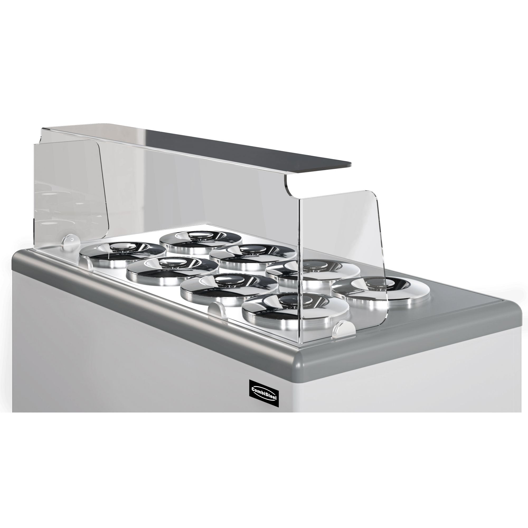Picture of Combisteel Zanzibar 8 Ice Cream Display - 360 L