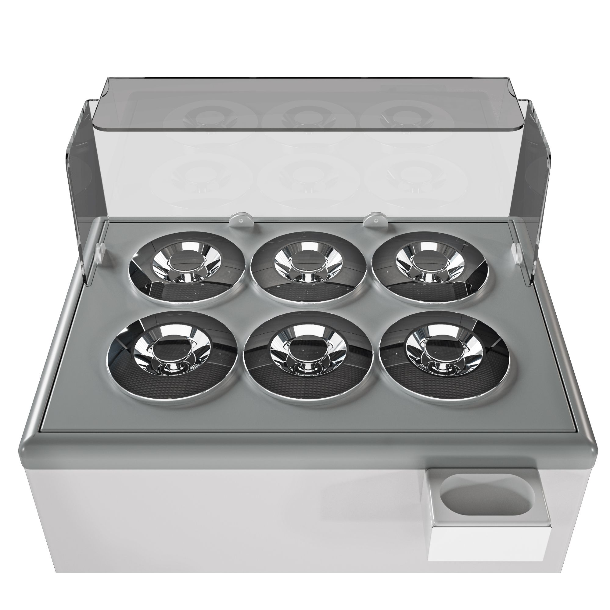 Picture of Combisteel Zanzibar 6 Ice Cream Display - 260 L