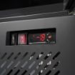 Picture of Combisteel NAP-250F Black Glass-Door Freezer - 208 L
