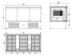 Picture of Combisteel Energy Line 3-Door Refrigerated Counter with Evaporator - 400 L