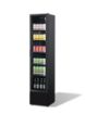 Picture of Combisteel NAP-150 Narrow Black Glass-Door Refrigerator - 150 L