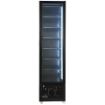 Picture of Combisteel NAP-250F Black Glass-Door Freezer - 208 L