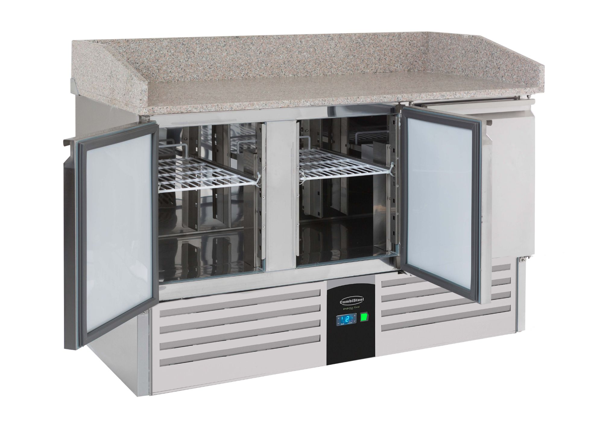 Picture of Combisteel Energy Line 3-Door Pizza Counter with Evaporator - 400 L