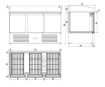 Picture of Combisteel Energy Line 3-Door Pizza Counter with Evaporator - 400 L