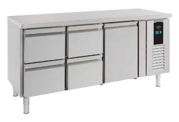 Picture of Combisteel Energy Line 1-Door 4-Drawer Refrigerated Counter - 194 L