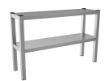 Picture of Combisteel 2-Level Flat-Packed Overshelf 1600 - Stainless Steel 430