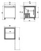 Picture of Combisteel Stainless Steel Undercounter Freezer - 1 Door, 185 L