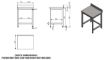 Picture of Combisteel 600 mm Open-Frame Worktable with Upstand - 1000 mm