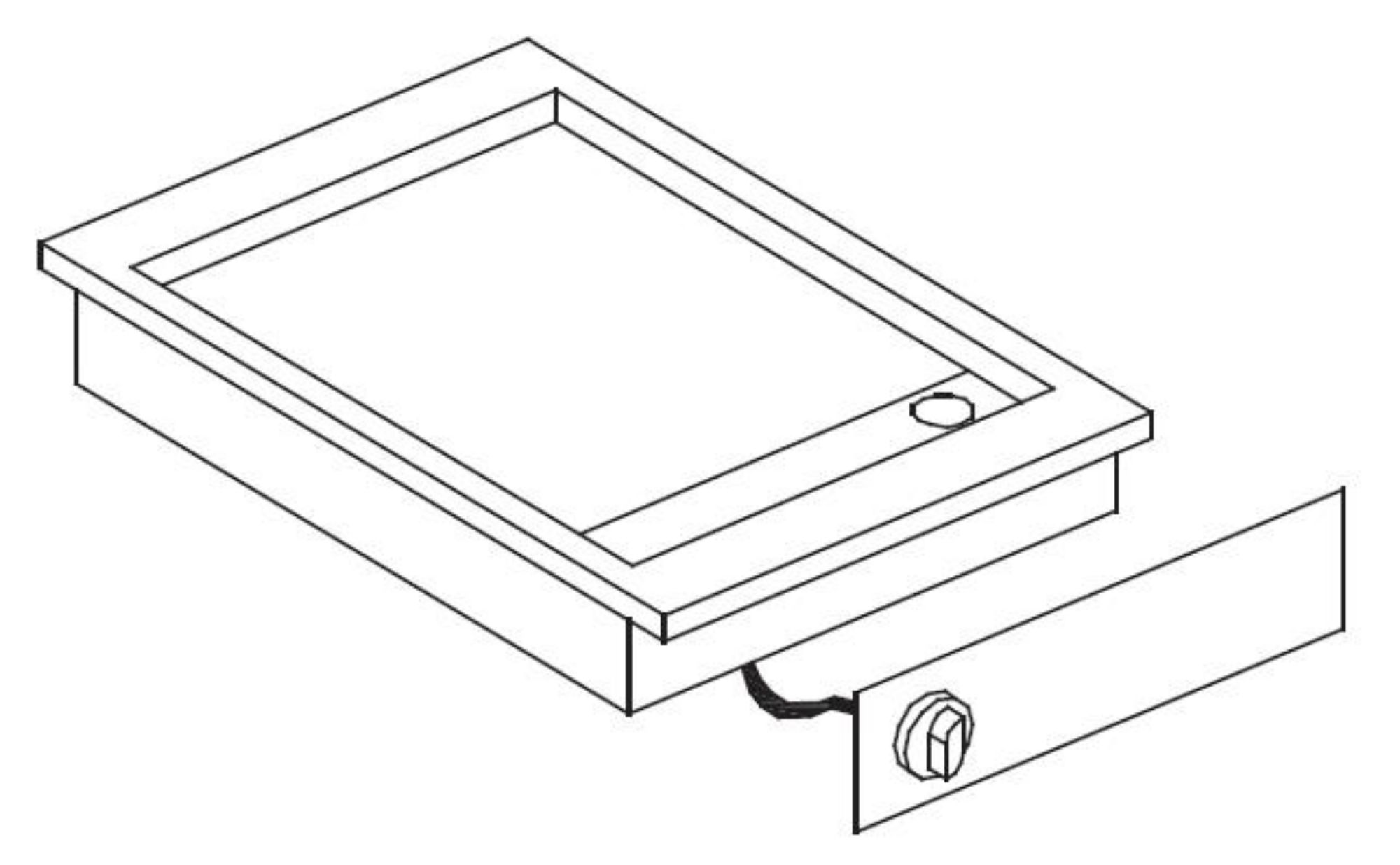 Picture of Combisteel Electric Chromed Smooth Fry Top - 3.9 kW