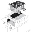 Picture of Combisteel Drop-In Four-Burner Gas Range - 18 kW