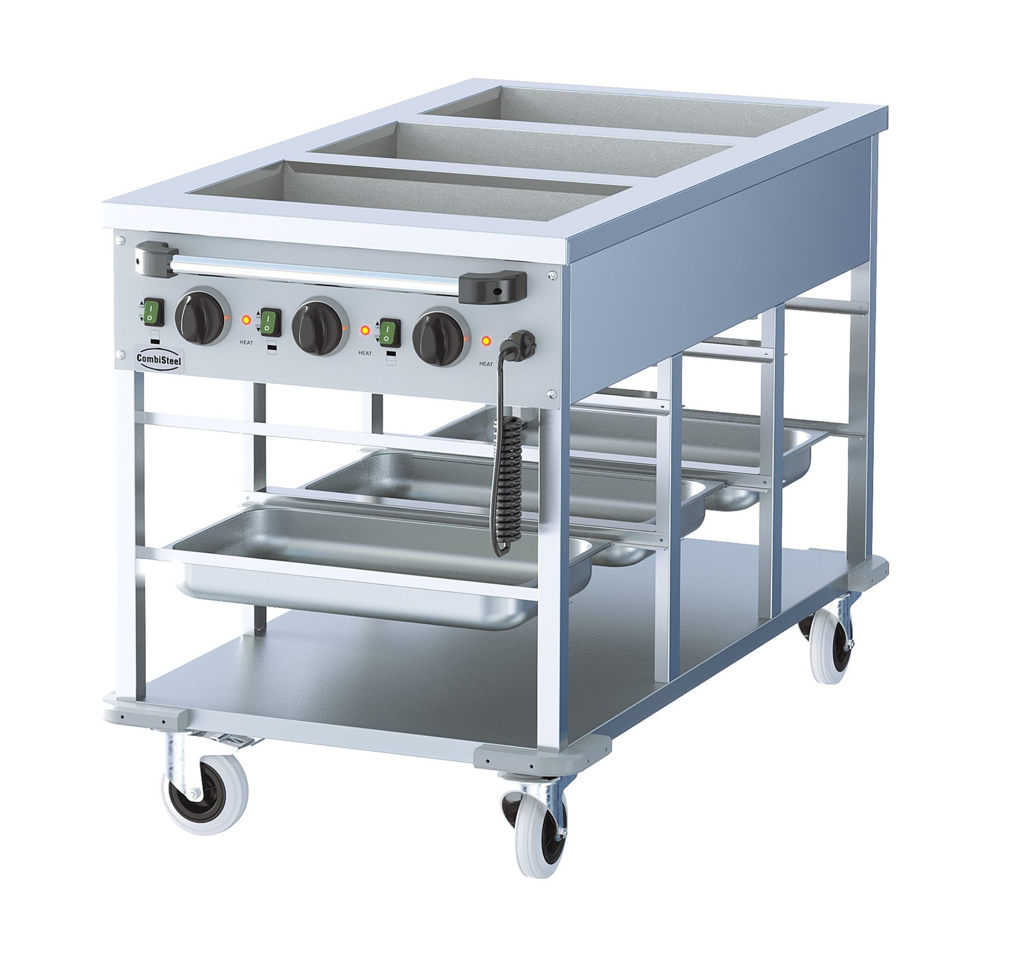 Picture of Combisteel Bain-Marie Trolley 3/1 - +30 to +90 °C