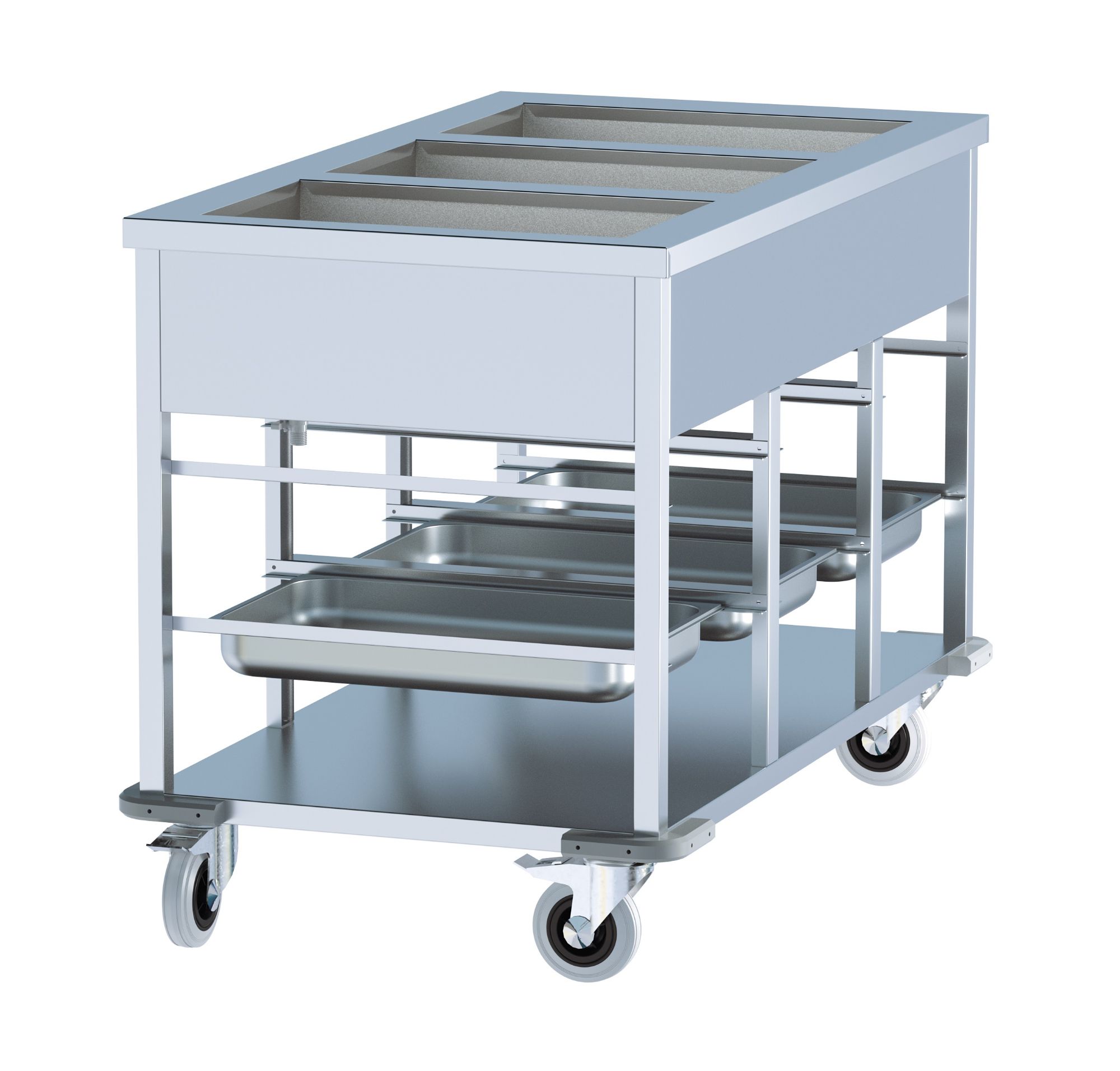 Picture of Combisteel Bain-Marie Trolley 3/1 - +30 to +90 °C