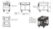 Picture of Combisteel Bain-Marie Trolley 2/1 - +30 to +90 °C