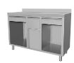 Picture of Combisteel Stainless Steel Coffee Worktable - 1500 mm Wide