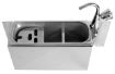 Picture of Combisteel Ice-Cream Scoop Sink with Water Tap - 380 mm