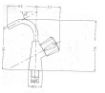 Picture of Combisteel Ice-Cream Scoop Sink with Water Tap - 380 mm