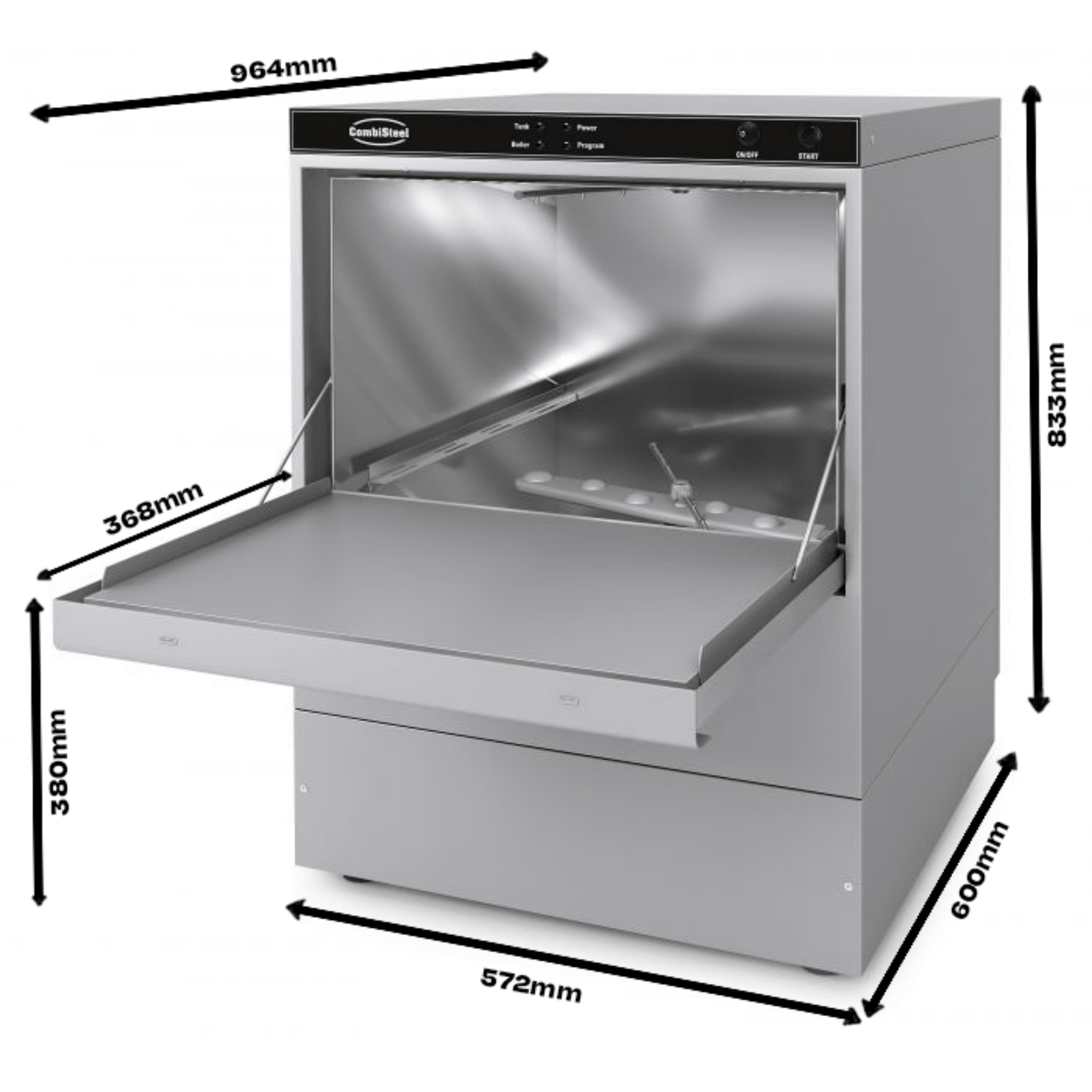 Picture of Combisteel ENT 500-230 DP DDE Frontloader Dishwasher