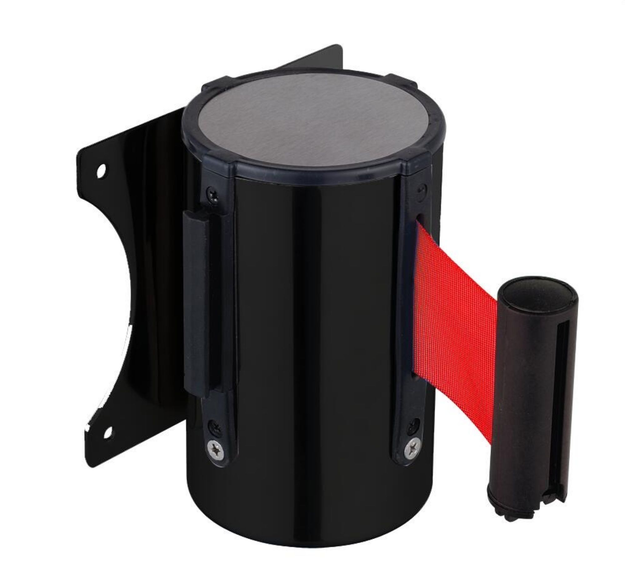Picture of Combisteel Black Wall-Mount Stanchion - 3 m Belt