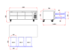 Picture of Combisteel Six-Drawer Refrigerated Counter - 302 L