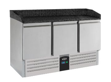 Picture of Combisteel Three-Door Pizza Counter with Granite Worktop - 230 L
